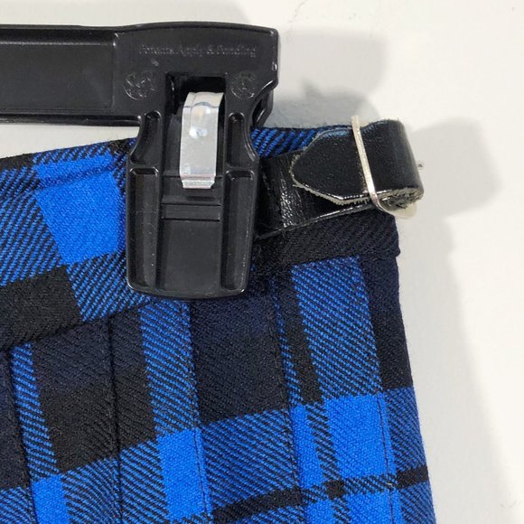 Vintage BROOKS BROTHERS Scotland 100% Wool Tartan Kilt Sz 12 (fits 4/6, s/m) - Picture 7 of 13